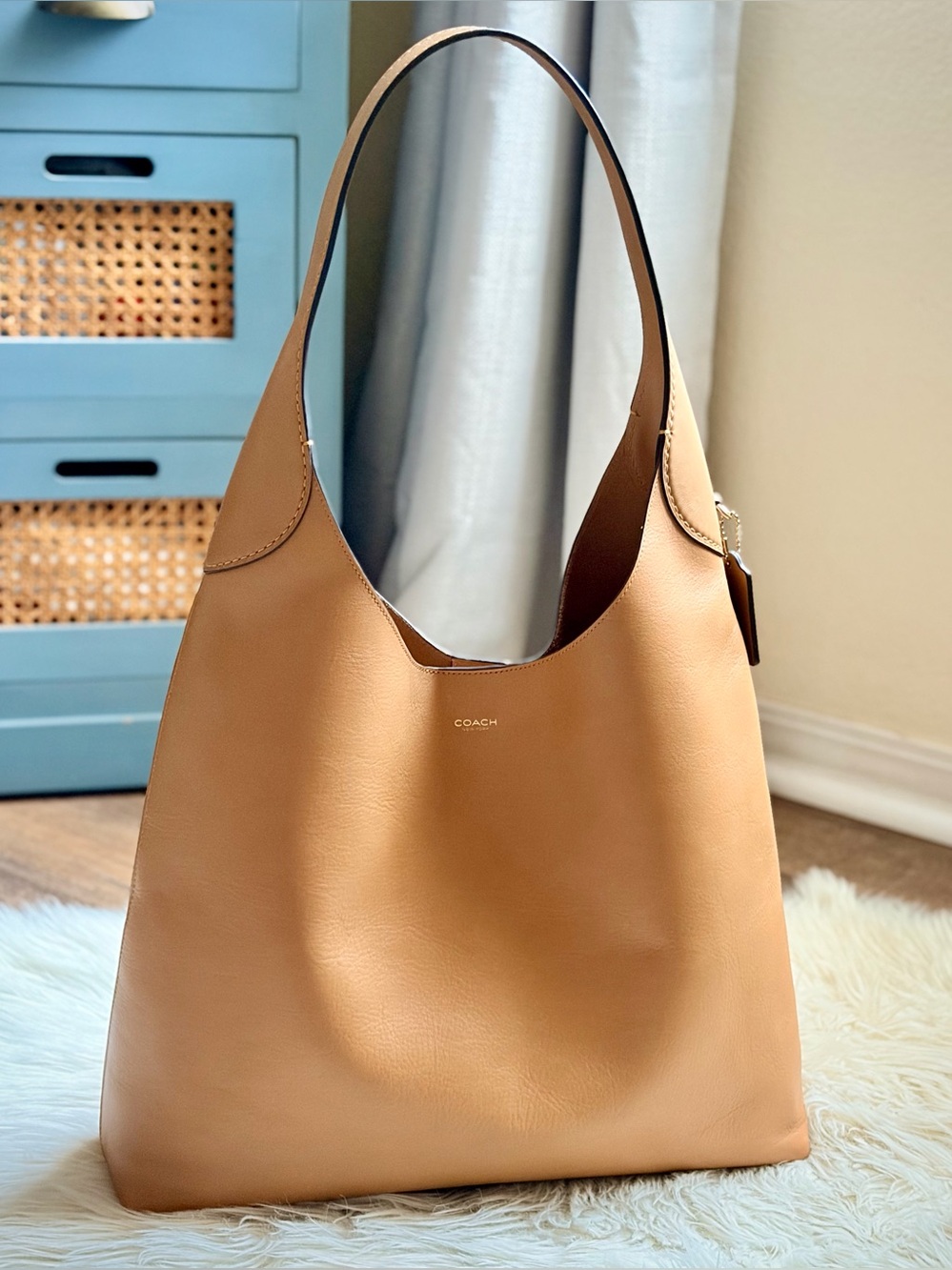 Coach Brooklyn Shoulder Bag 39 Honey Brown - Picture 4 of 17